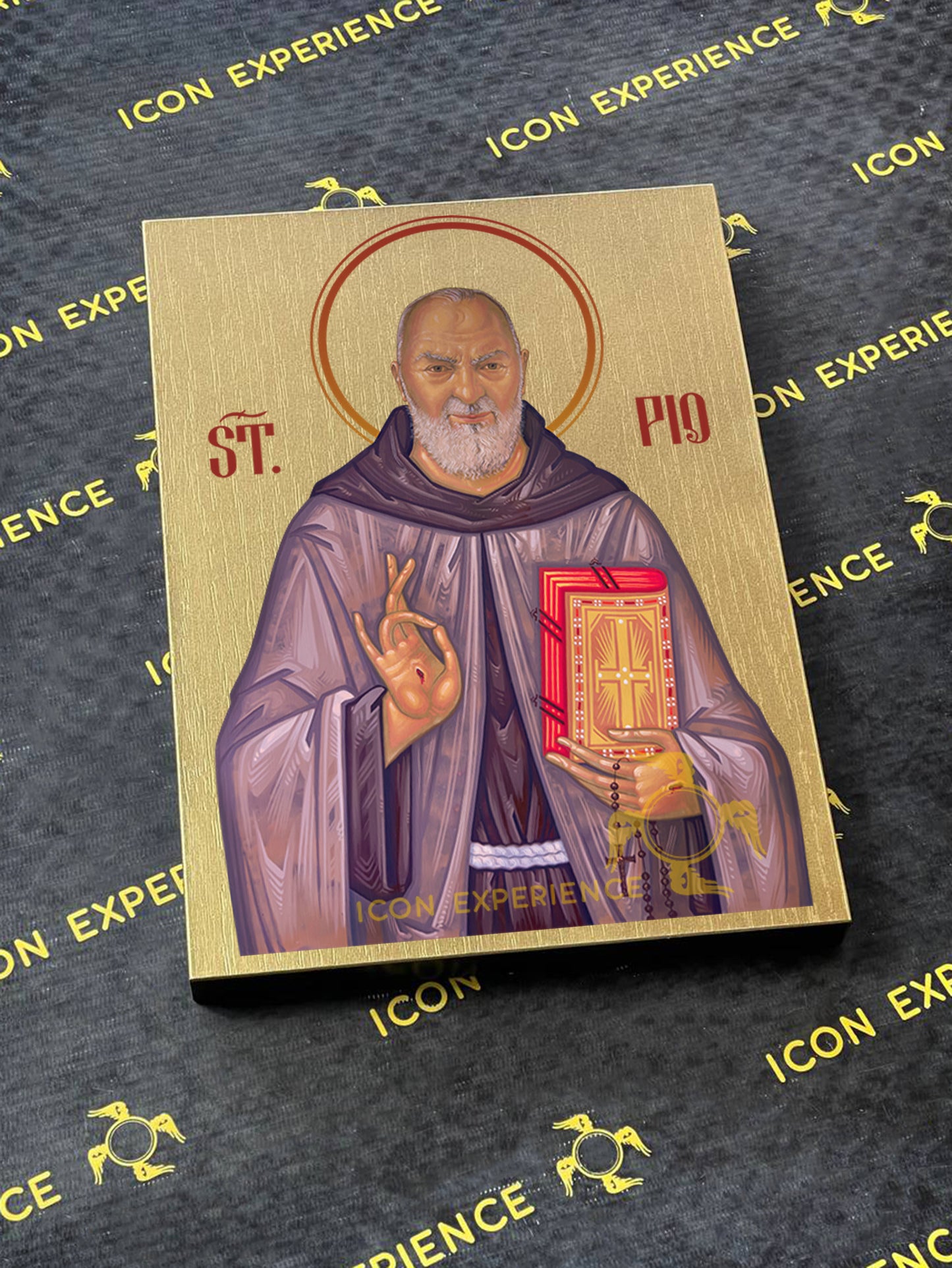 San Nicolás, Icono impreso sobre madera