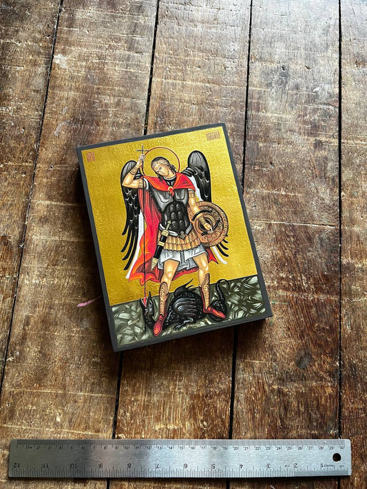 Saint Archangel Michael 15x20 Ready to ship!